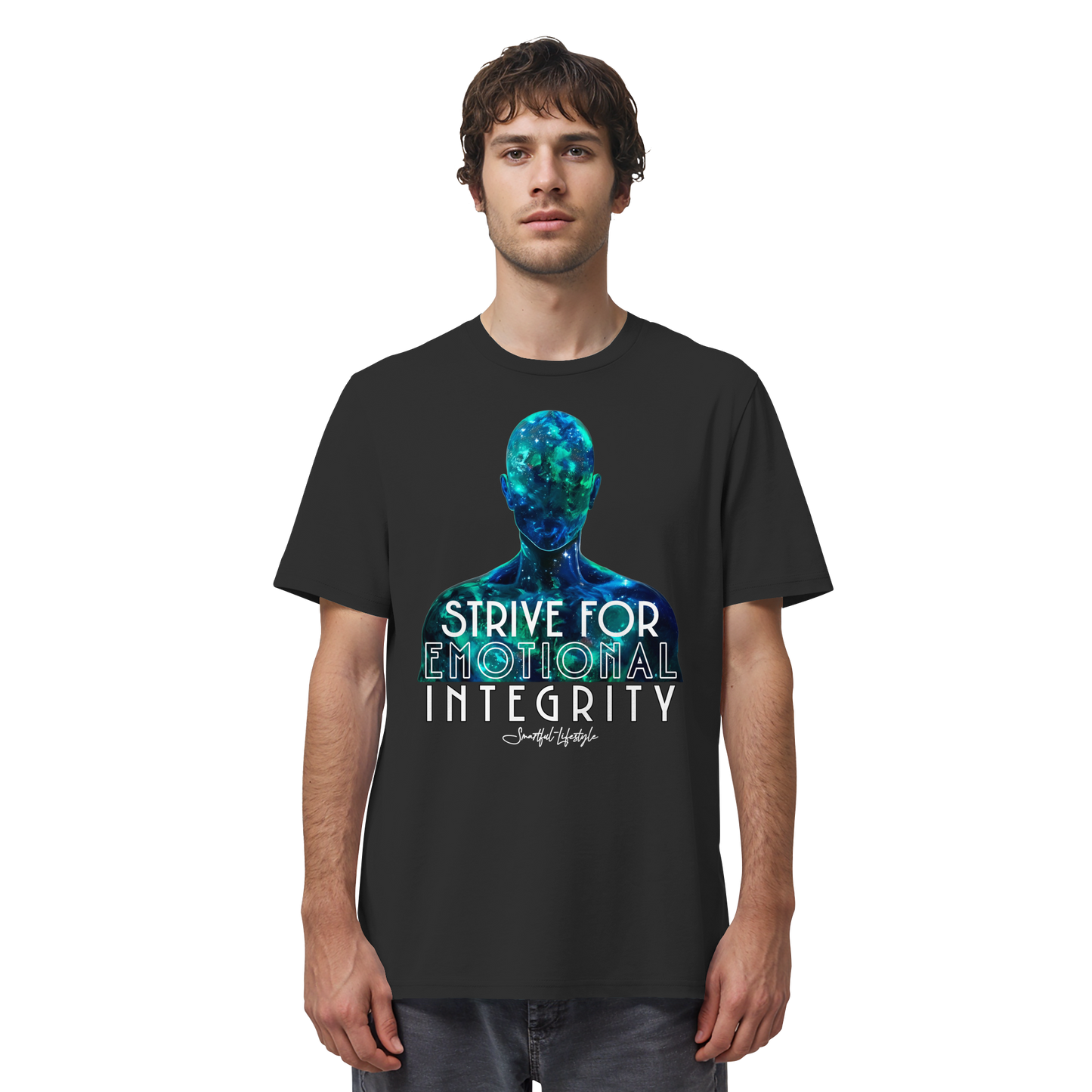 Eco T-Shirt | Emotional Integrity | Emerald Void ☆