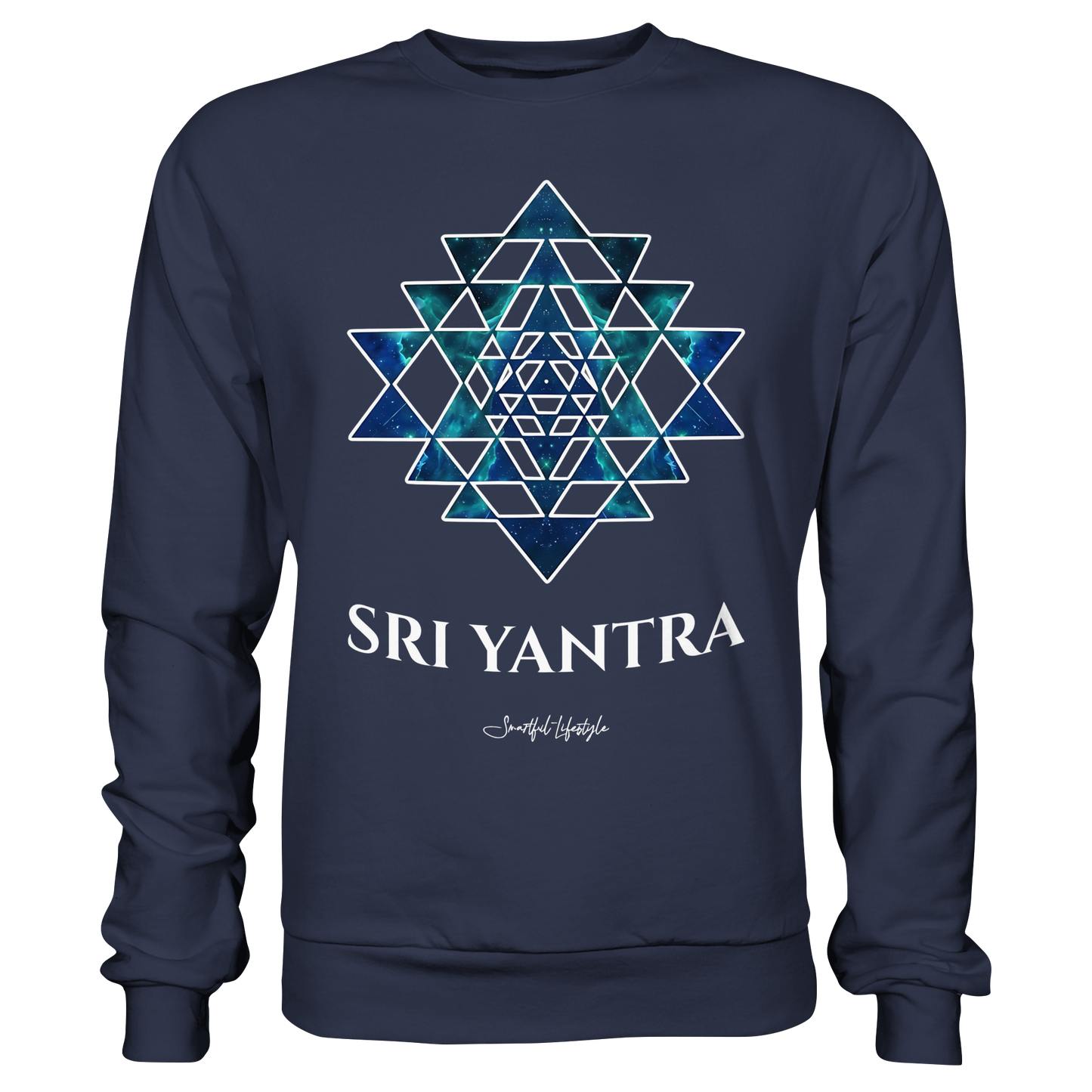 Signature Sweatshirt | Sri Yantra | Cosmic Blue ☆