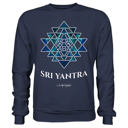 Signature Sweatshirt | Sri Yantra | Cosmic Blue ☆