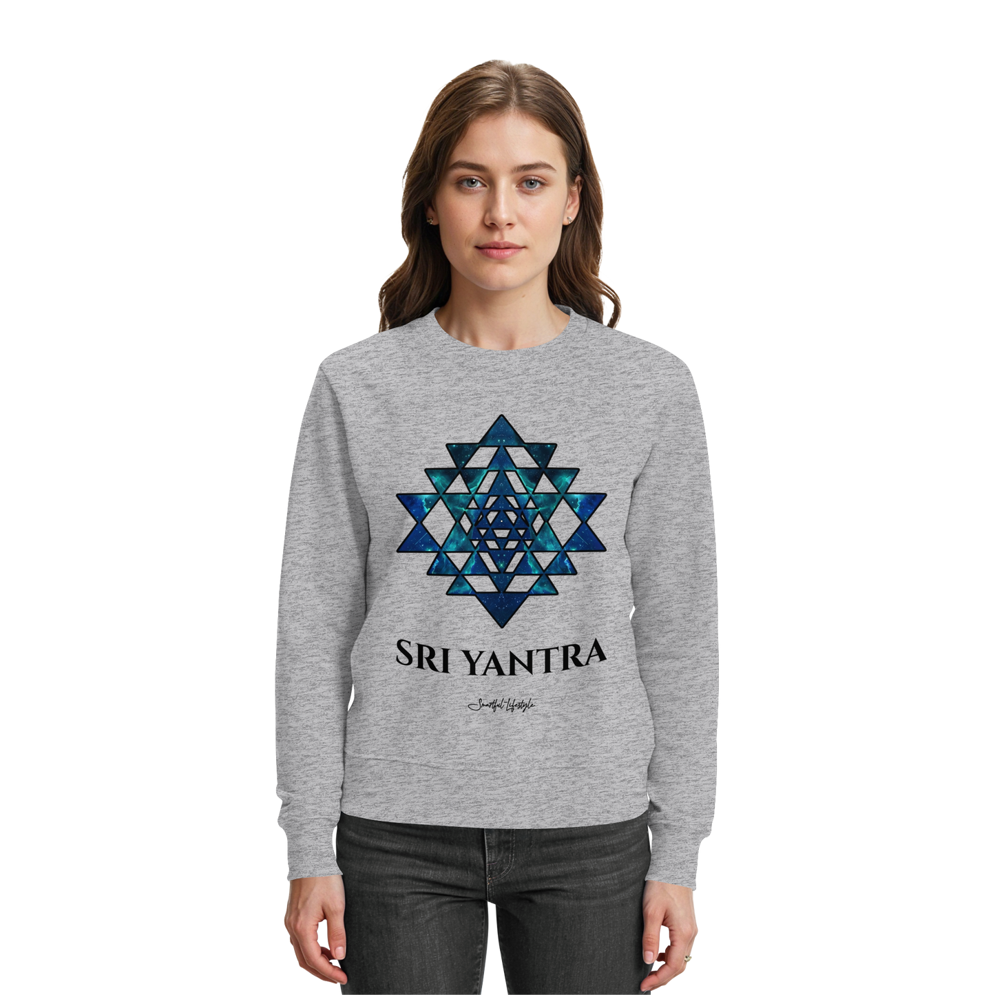 Signature Sweatshirt | Sri Yantra | Cosmic Blue ☆