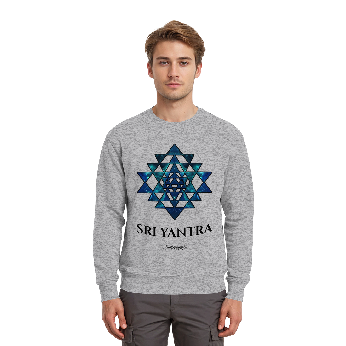 Signature Sweatshirt | Sri Yantra | Cosmic Blue ☆