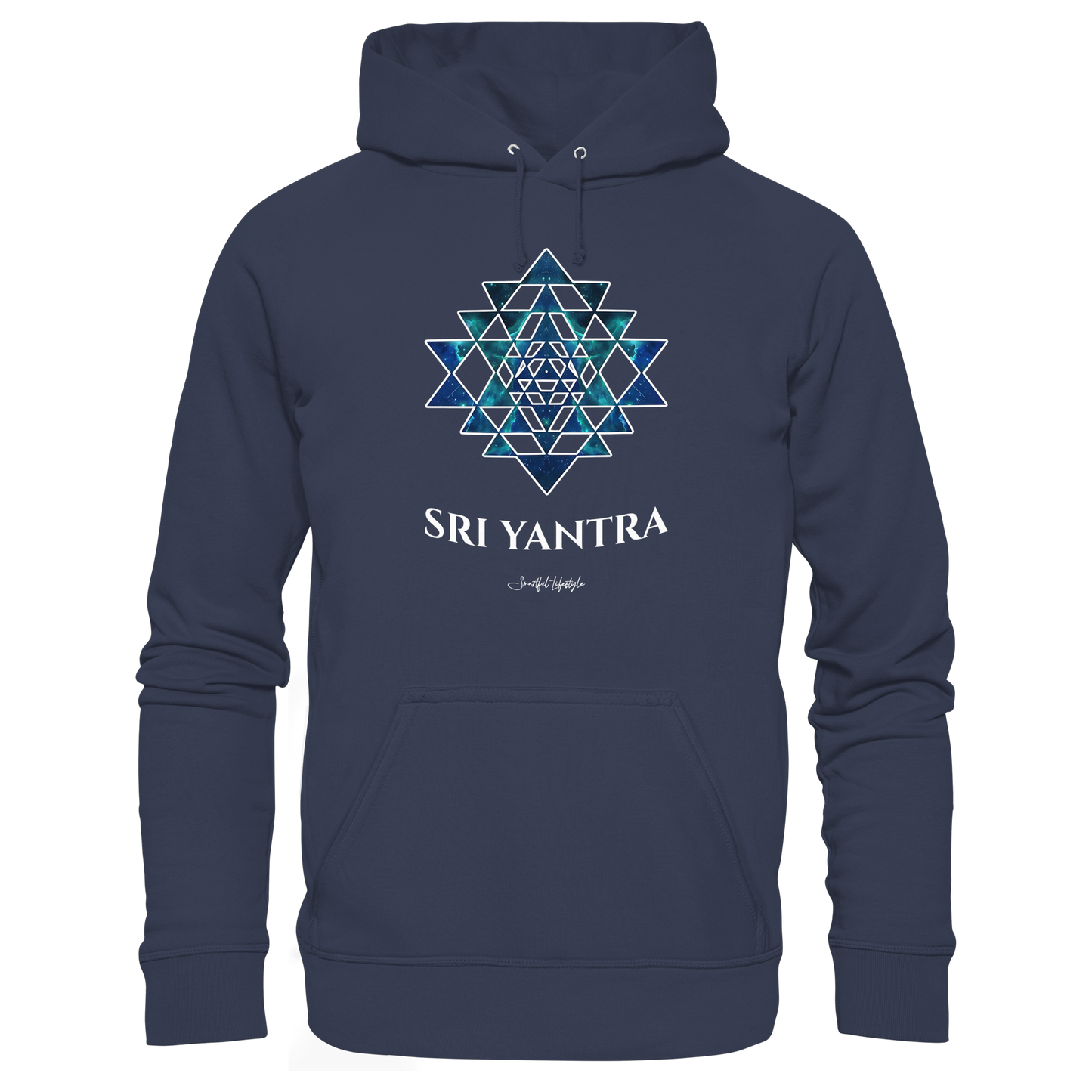 Signature Hoodie | Sri Yantra | Cosmic Blue ☆