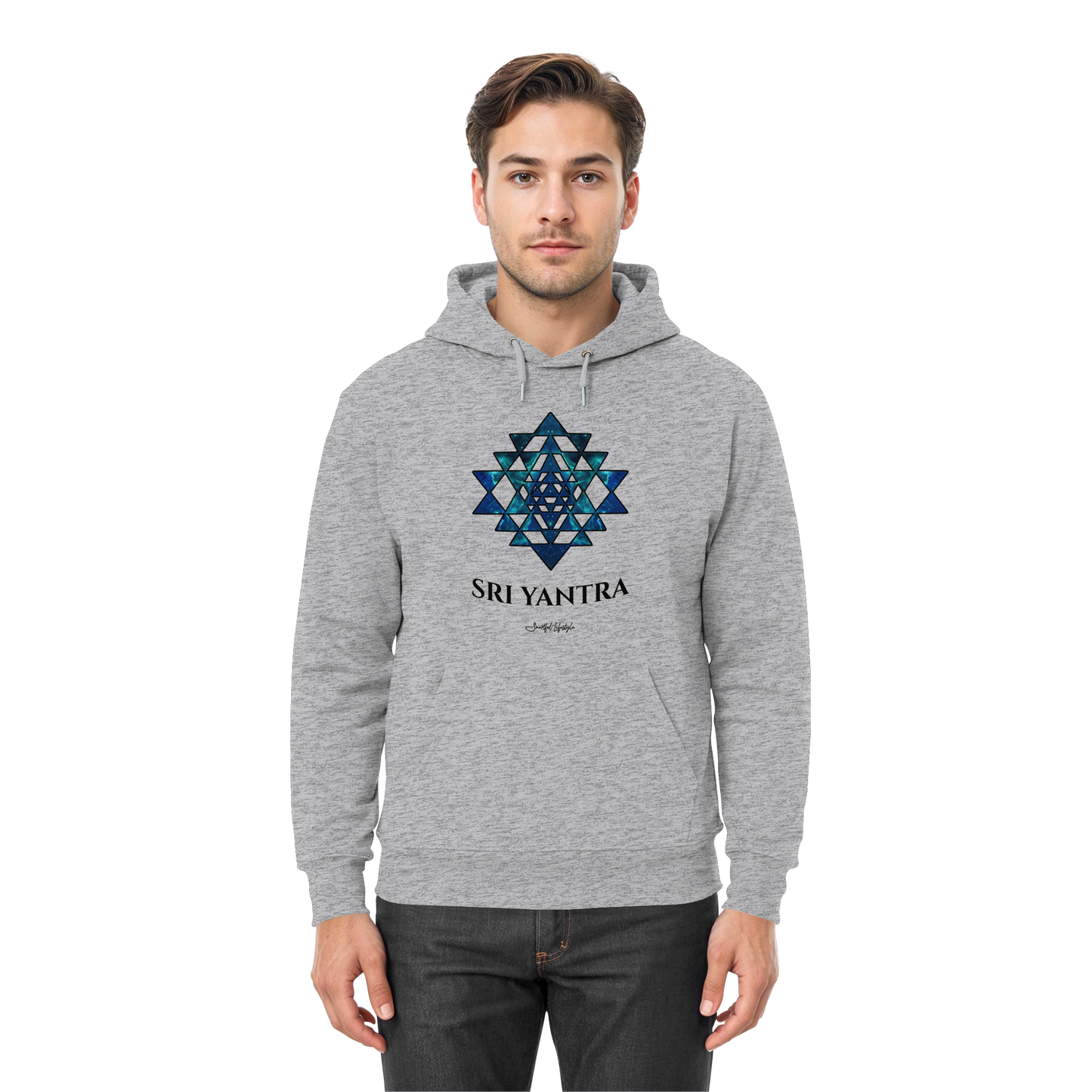 Signature Hoodie | Sri Yantra | Cosmic Blue ☆