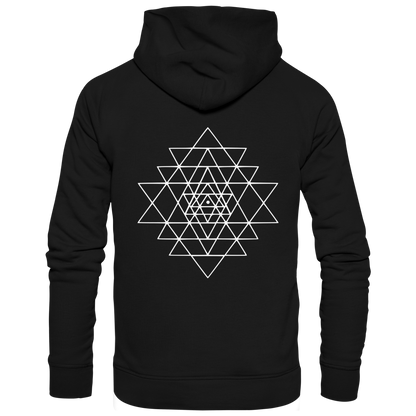 Eco Hoodie | Sri Yantra | Cosmic Blue ☆