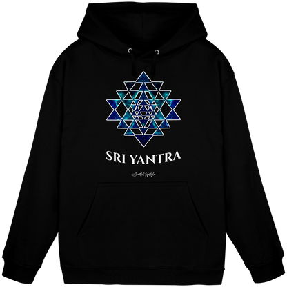 Solid Hoodie | Sri Yantra | Cosmic Blue ☆