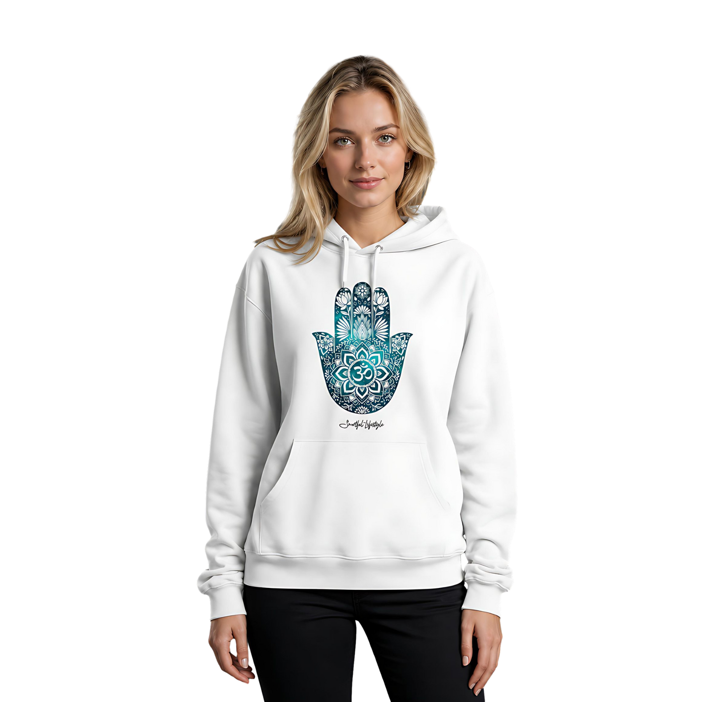 Solid Hoodie | Hamsa Om ☆