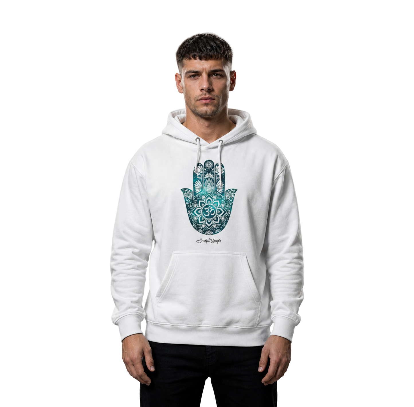 Solid Hoodie | Hamsa Om ☆