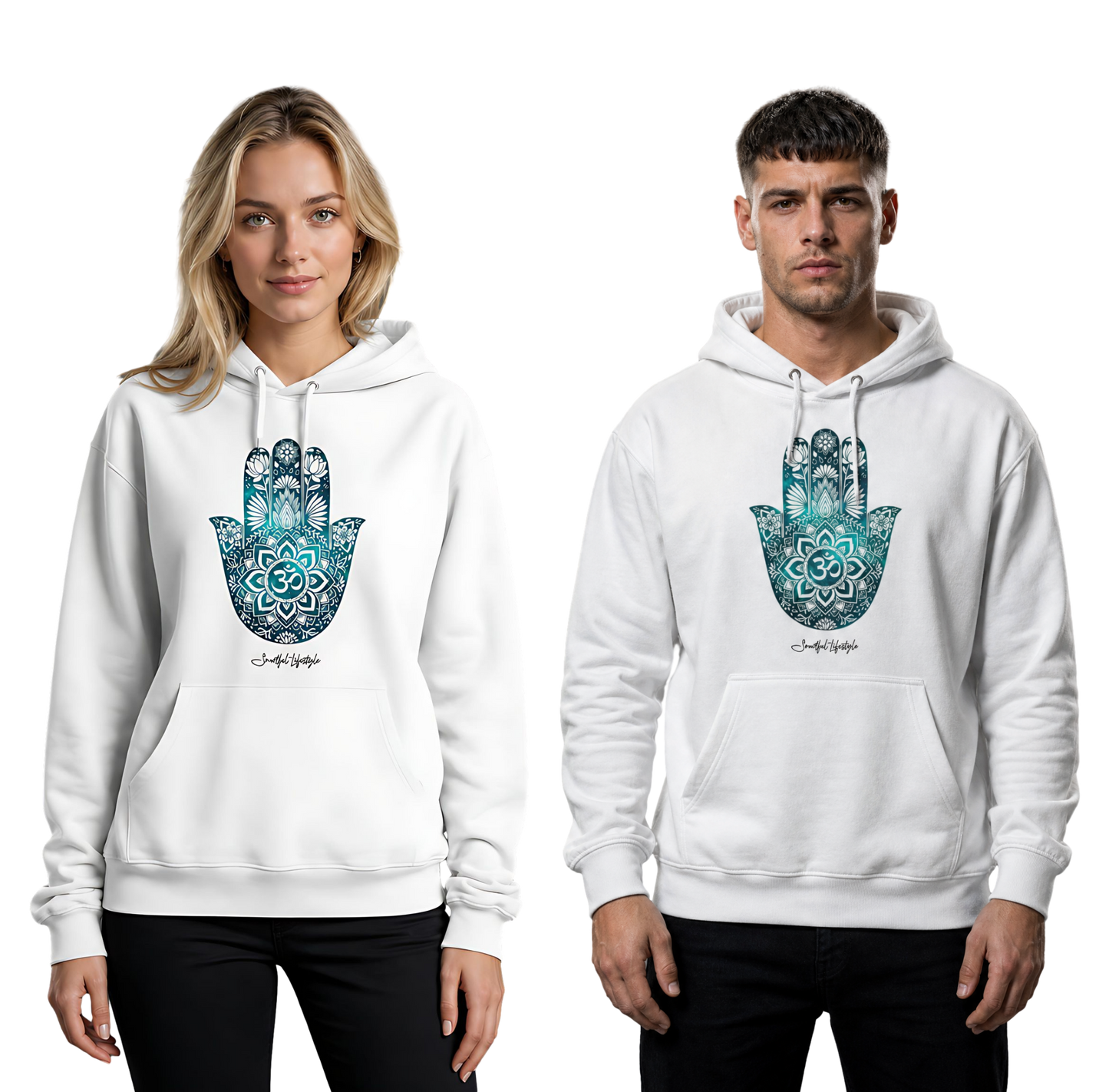 Solid Hoodie | Hamsa Om ☆