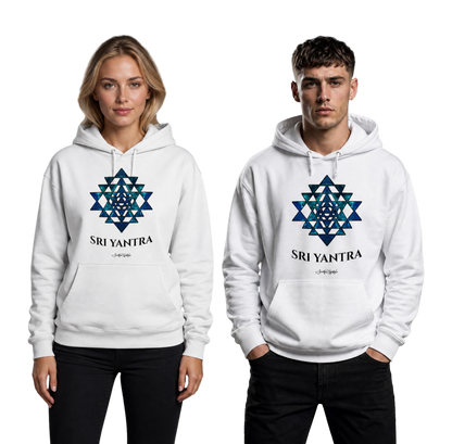 Solid Hoodie | Sri Yantra | Cosmic Blue ☆