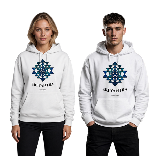 Solid Hoodie | Sri Yantra | Cosmic Blue ☆