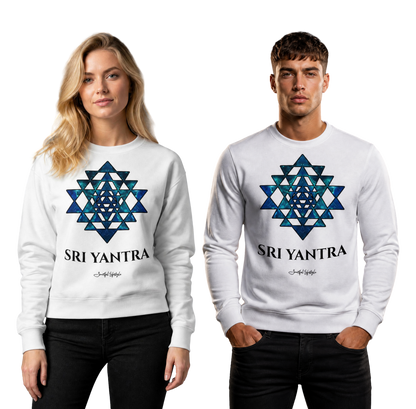 Signature Sweatshirt | Sri Yantra | Cosmic Blue ☆