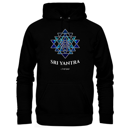 Eco Hoodie | Sri Yantra | Cosmic Blue ☆