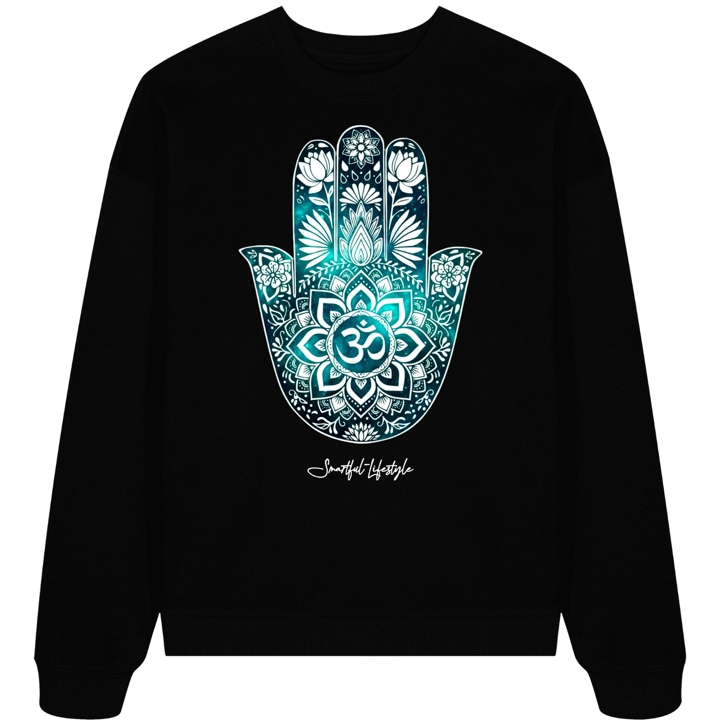 Oversized Eco Sweatshirt | Hamsa Om ☆