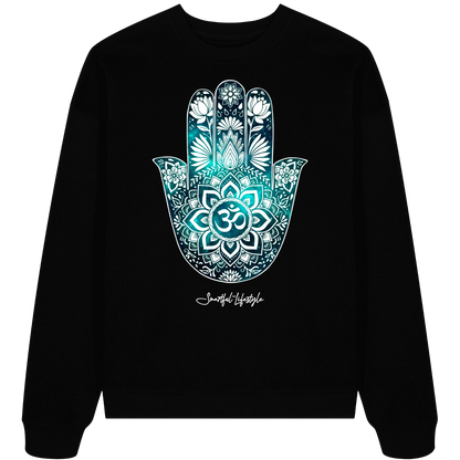 Oversized Eco Sweatshirt | Hamsa Om ☆