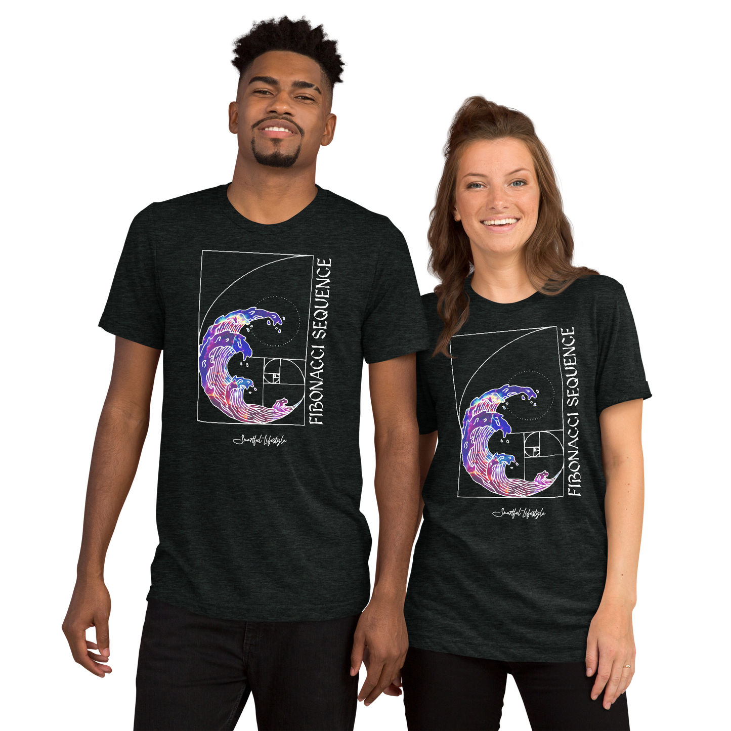 Tri-Blend T-Shirt | Fibonacci Wave ☆