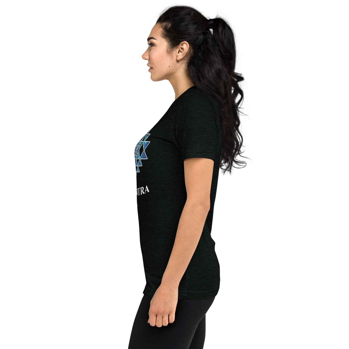 Tri-Blend T-Shirt (Unisex) | Sri Yantra - Cosmic Blue ☆